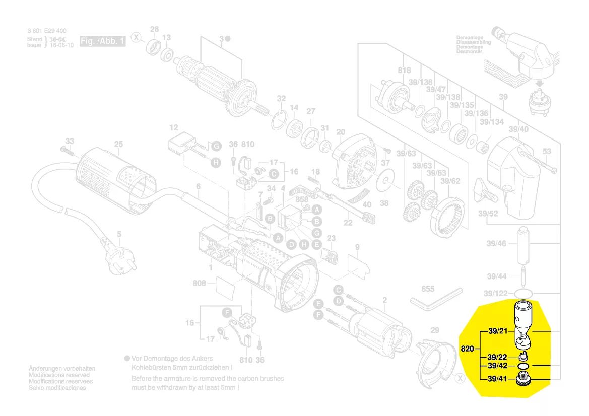 Porte matrice réf. 3 607 030 493 Bosch